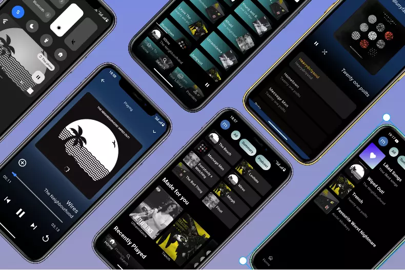 سأقوم بتحويل تصميمك  إلى تطبيق Flutter للآيفون، الأندرويد، او الديسكتوب