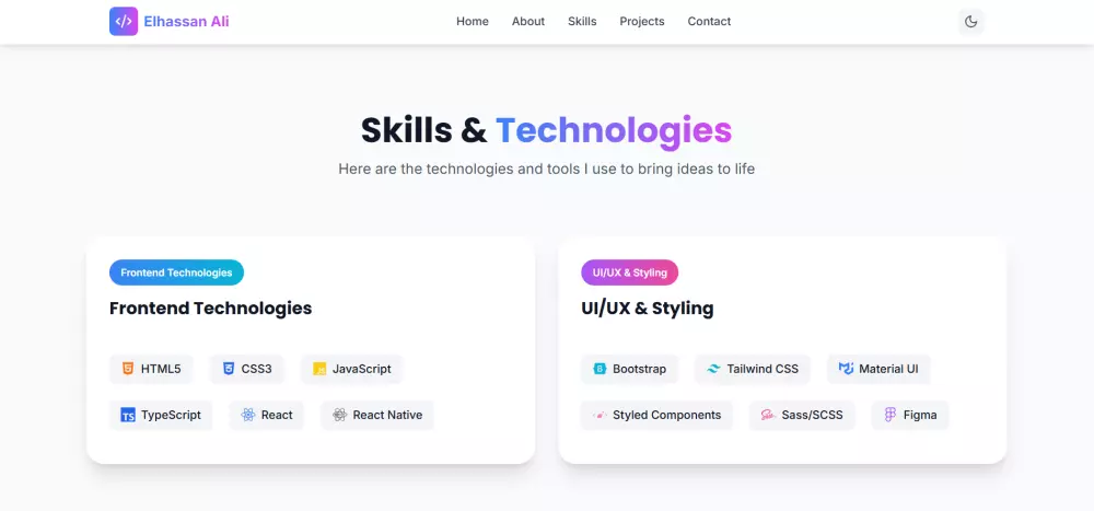 إنشاء موقع شخصي (Portfolio) احترافي .