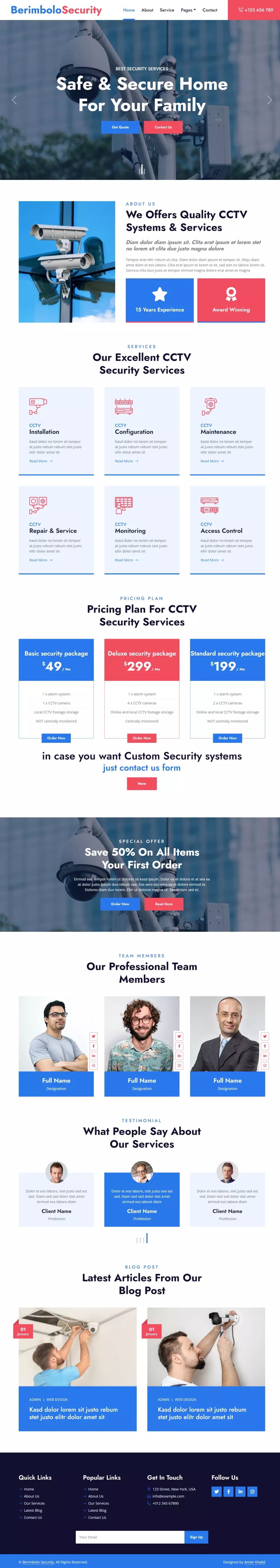 تصميم نسخة احترافية من مواقع الشركات العالمية باستخدام React و Tailwind CSS