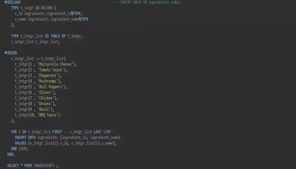 سأقوم بتطوير أو تحسين استعلامات وقواعد بيانات Oracle باستخدام SQL و PL/SQL