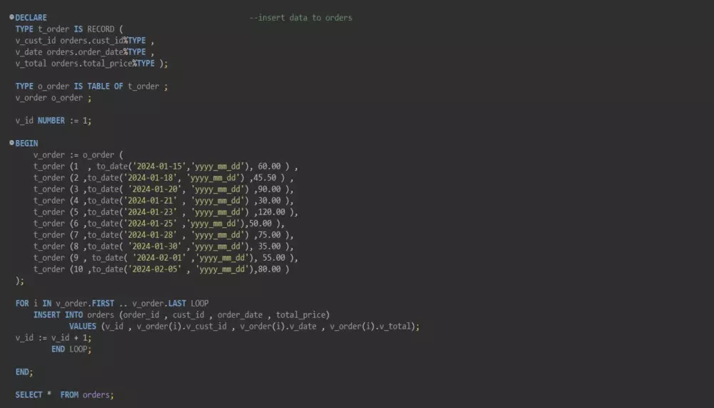 سأقوم بتطوير أو تحسين استعلامات وقواعد بيانات Oracle باستخدام SQL و PL/SQL