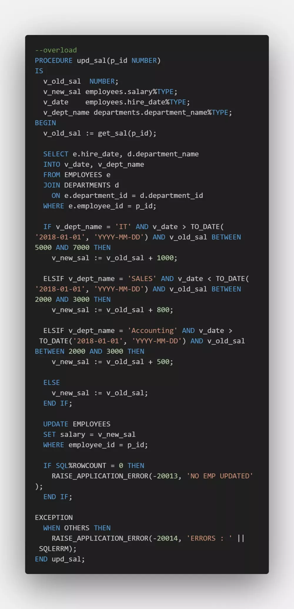 سأقوم بتطوير أو تحسين استعلامات وقواعد بيانات Oracle باستخدام SQL و PL/SQL