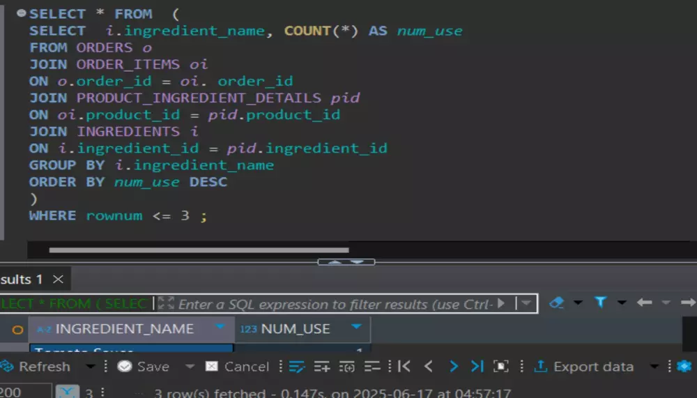 سأقوم بتطوير أو تحسين استعلامات وقواعد بيانات Oracle باستخدام SQL و PL/SQL