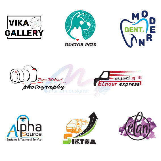 لوجو احترافى - هويه بصريه كامله