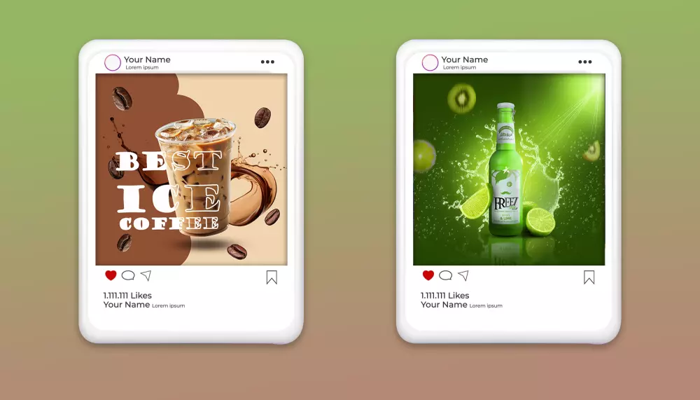 تصميم بوست سوشيال ميديا احترافي - انستقرام، فيسبوك، تويتر