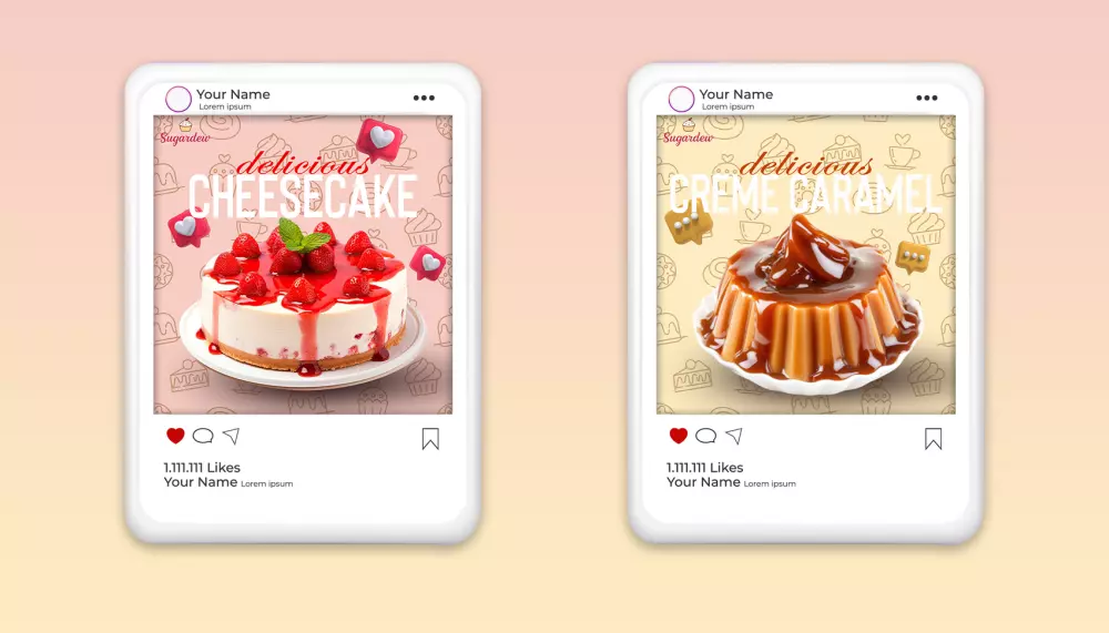 تصميم بوست سوشيال ميديا احترافي - انستقرام، فيسبوك، تويتر