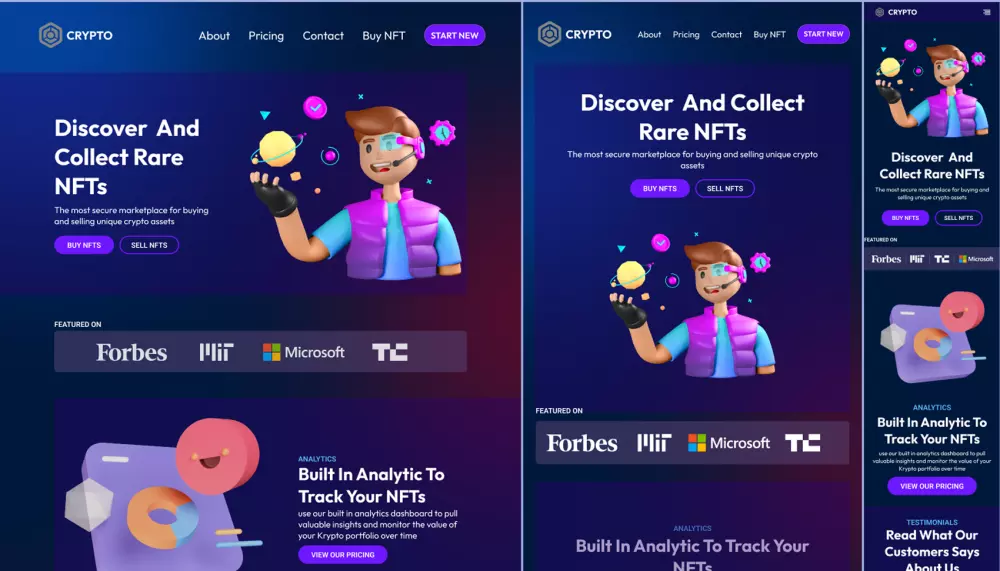 تصميم صفحة هبوط لموقعك ( Landing page ) جذابة ومتفاعلة تشتمل على جميع عناصر صفحات الهبوط الرائجة