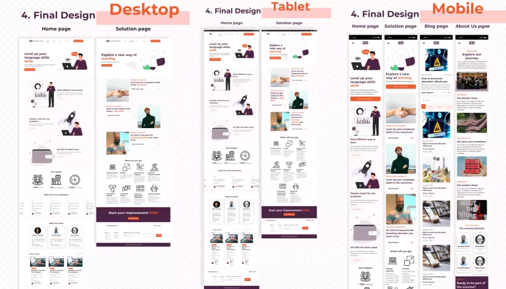 تصميم صفحة هبوط لموقعك ( Landing page ) جذابة ومتفاعلة تشتمل على جميع عناصر صفحات الهبوط الرائجة