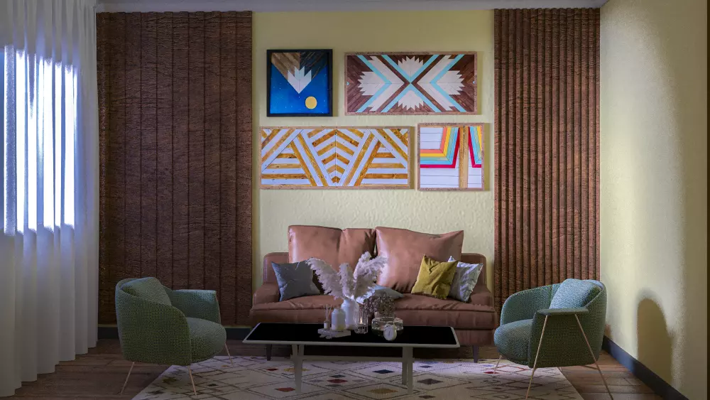 تصميم و اظهار 3D للفراغات الداخلية ( منزل ، فيلا ، مكتب ، متجر ، ... )