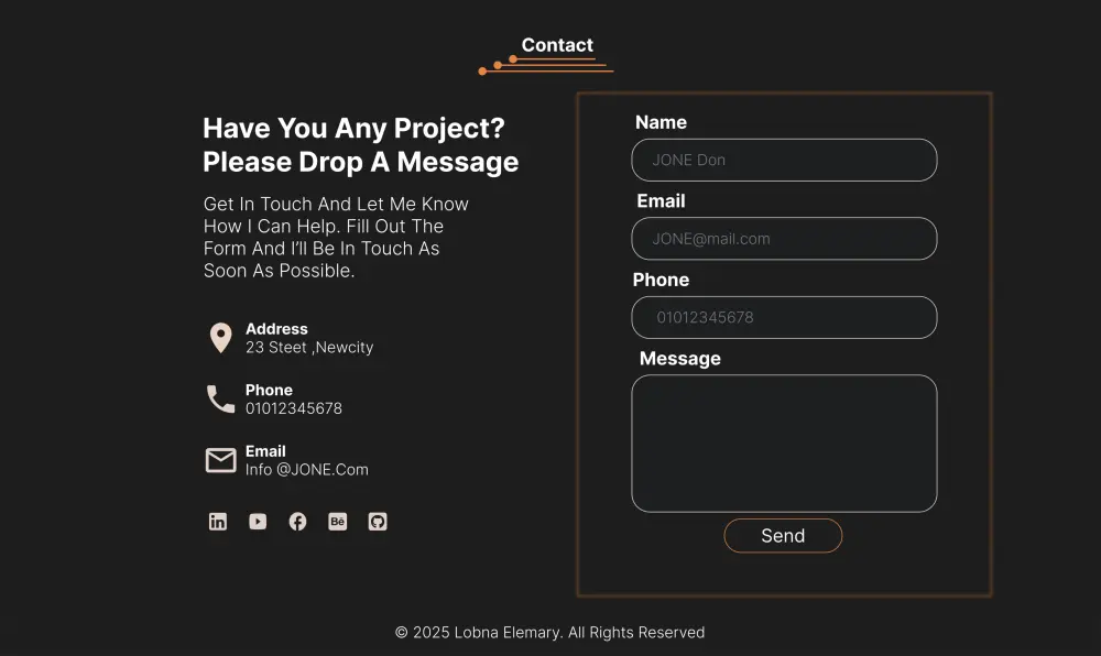 تصميم بورتفوليو يبيع مهاراتك قبل أن تتكلم