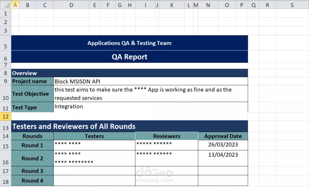 إختبار شامل لواجهات برمجة التطبيقات (API) مع تقرير مفصل بالمشكلات والأخطاء(Bugs)
