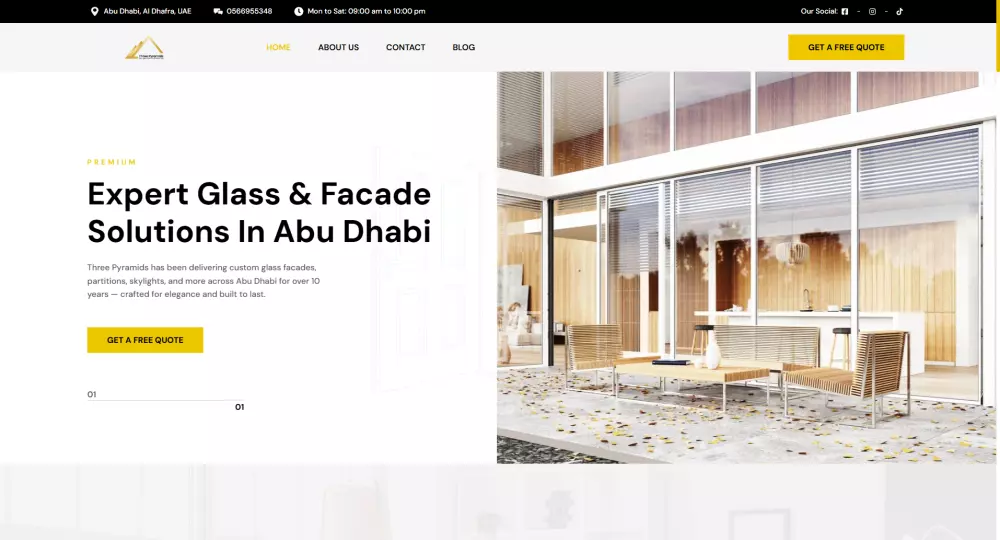 إنشاء موقع ووردبريس احترافي (4 صفحات) متجاوب وسهل الإدارة