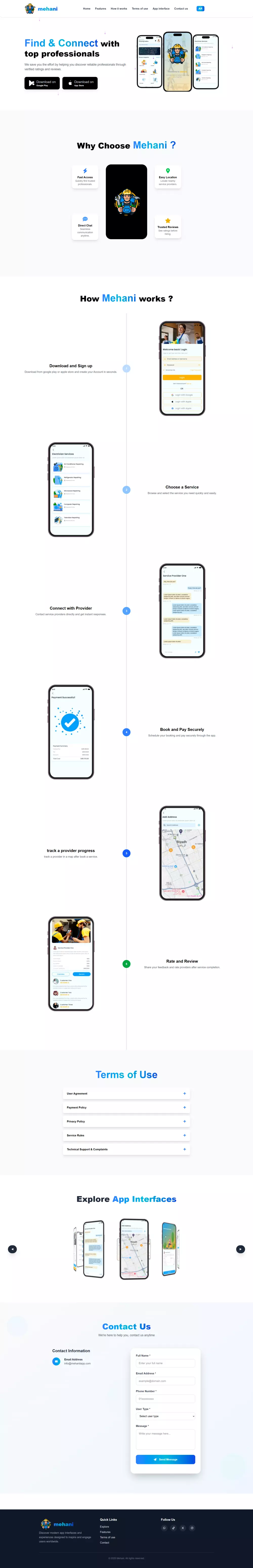 تصميم صفحة هبوط Landing Page حديثة ومتجاوبة لشركتك