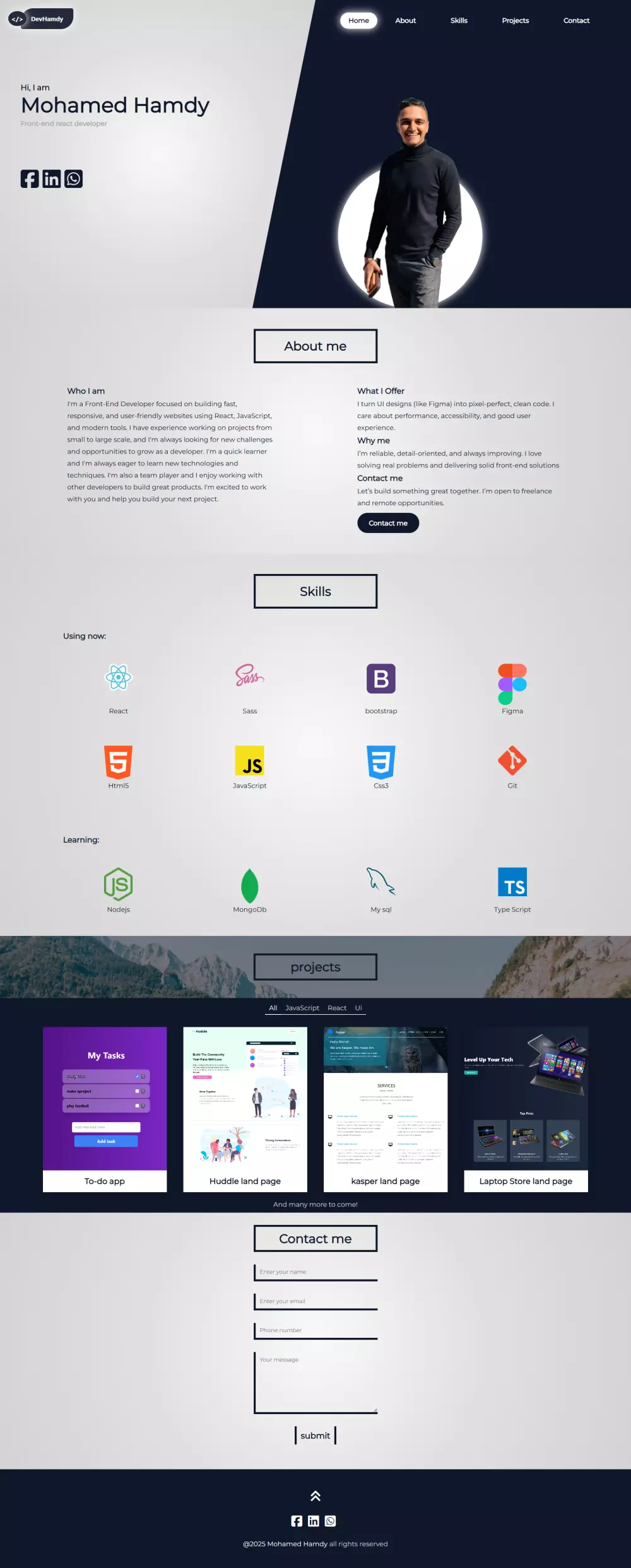 تصميم صفحة هبوط Landing Page حديثة ومتجاوبة لشركتك