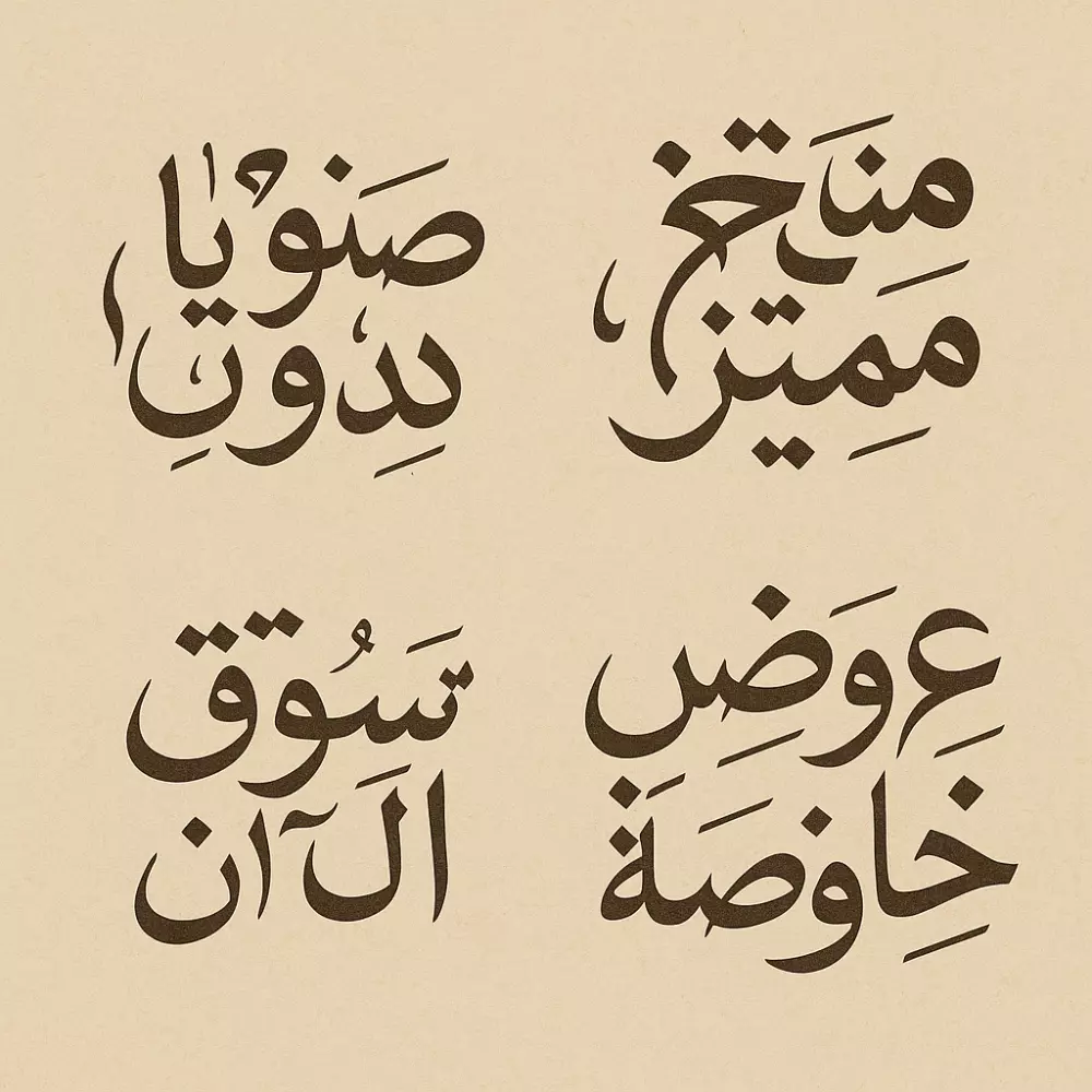 كتابة المخطوطات والأسماء بالخط العربي