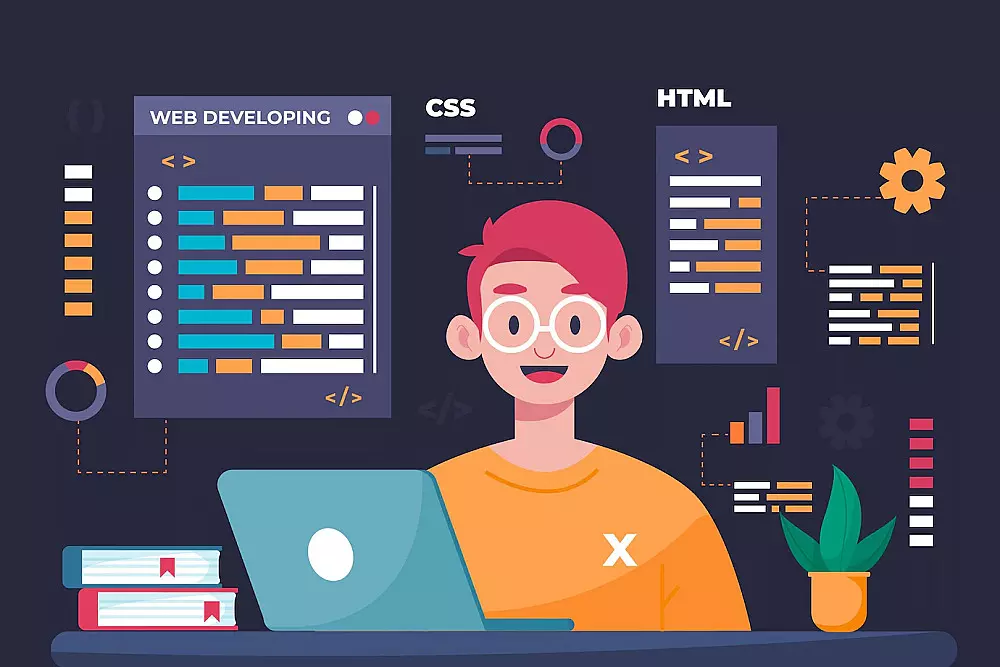 تصميم مواقع front-end (HTML, CSS, Bootstrap, JavaScript)