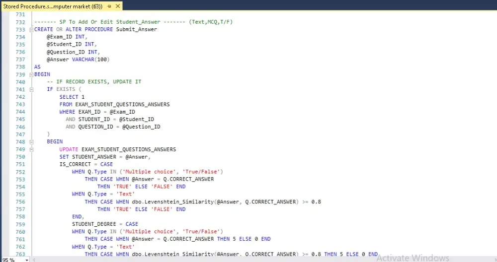 تصميم و برمجة قاعدة بيانات باستخدام ال SQL Server