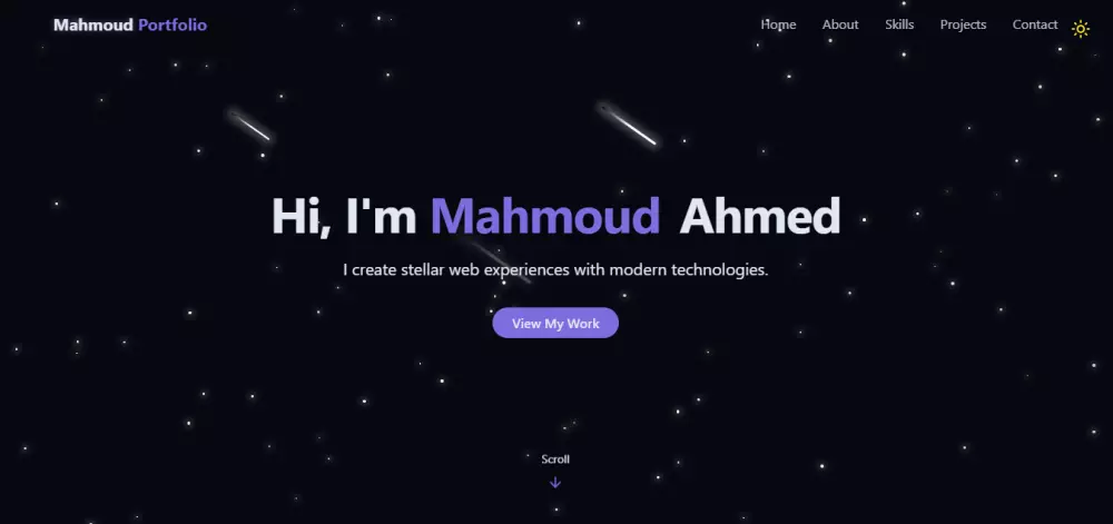 تصميم و تطوير موقع شخصي