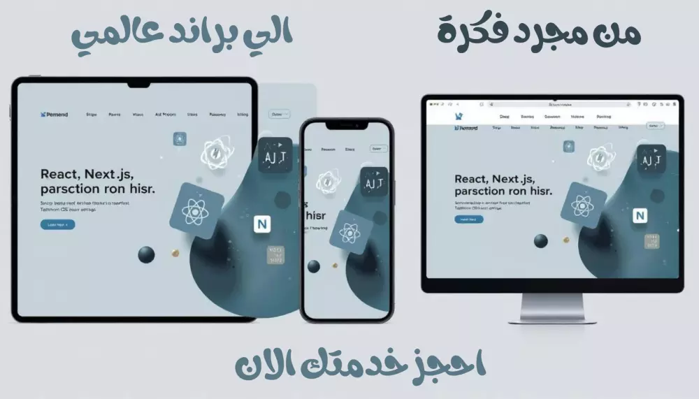 خدمة إنشاء مواقع باستخدام Next.js + React مع دمج Stripe