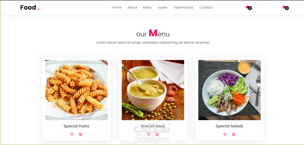 تصميم صفحات ويب احترافية باستخدام HTML وCSS بتصميم عصري ومتجاوب