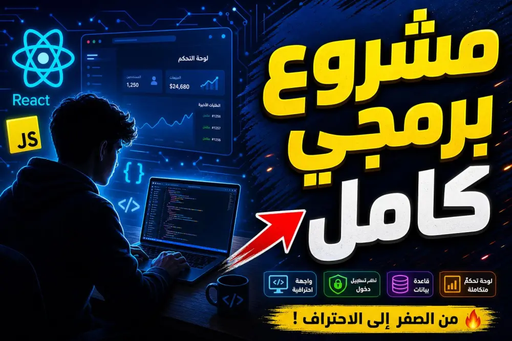شرح المشاريع البرمجية وإعداد عرض تقديمي أو فيديو توضيحي بشكل احترافي