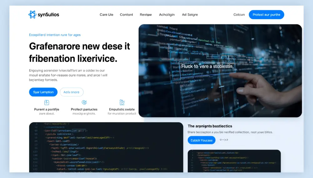 إنشاء موقع Landing Page احترافي ومتجاوب باستخدام HTML / CSS / React