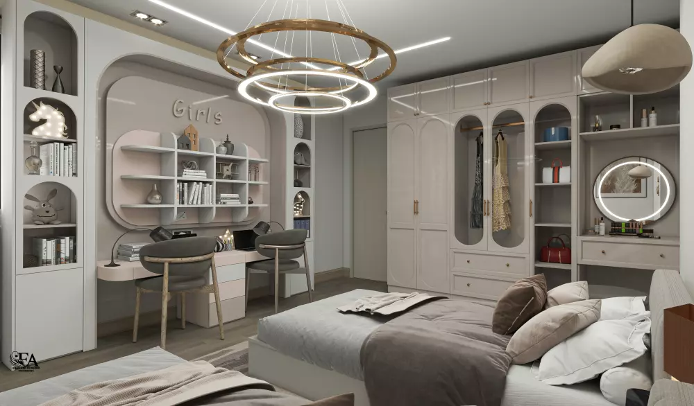 سأقوم برسم مخطط 2D وتصميم داخلي 3D احترافي لأي فراغ باستخدام البرامج المعمارية