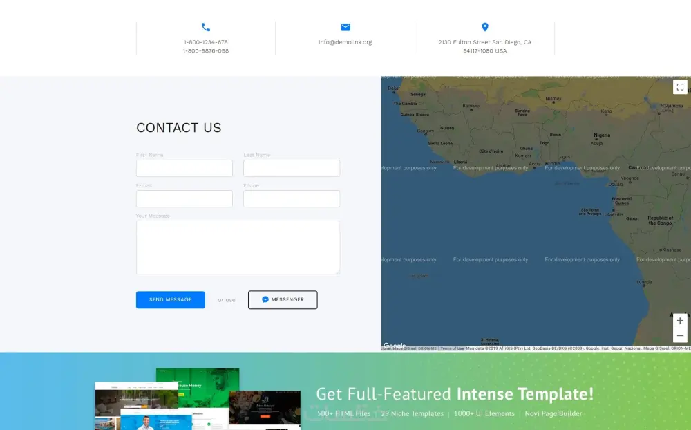 تصميم موقع إلكتروني احترافي متجاوب وسريع باستخدام HTML وCSS