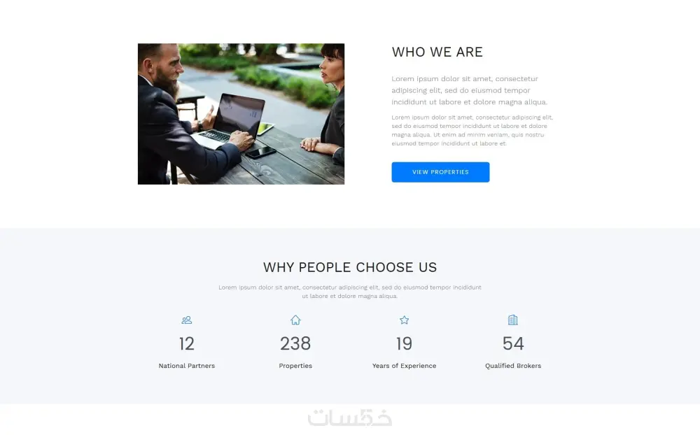 تصميم موقع إلكتروني احترافي متجاوب وسريع باستخدام HTML وCSS