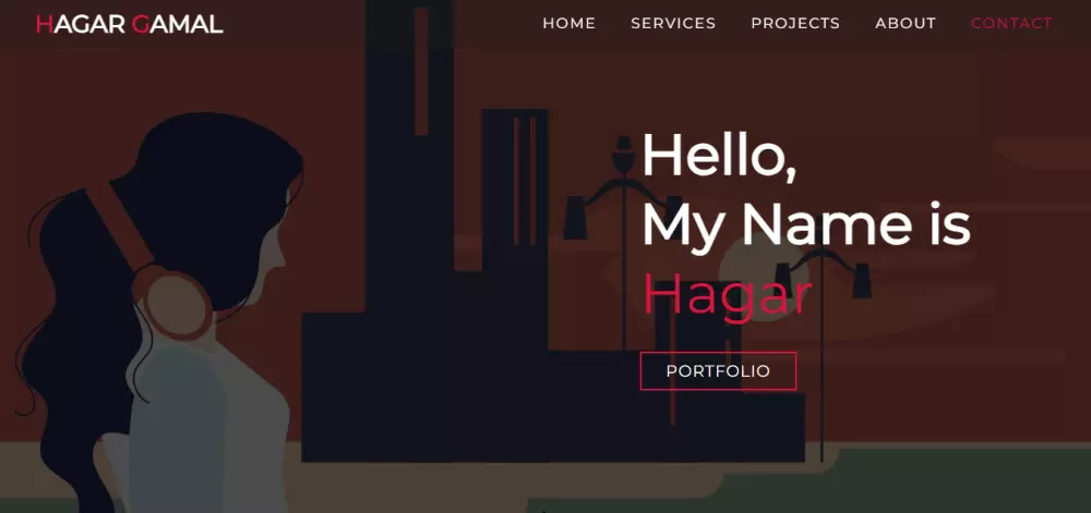 برمجة وتصميم موقع شخصي تعريفي احترافي Portfolio