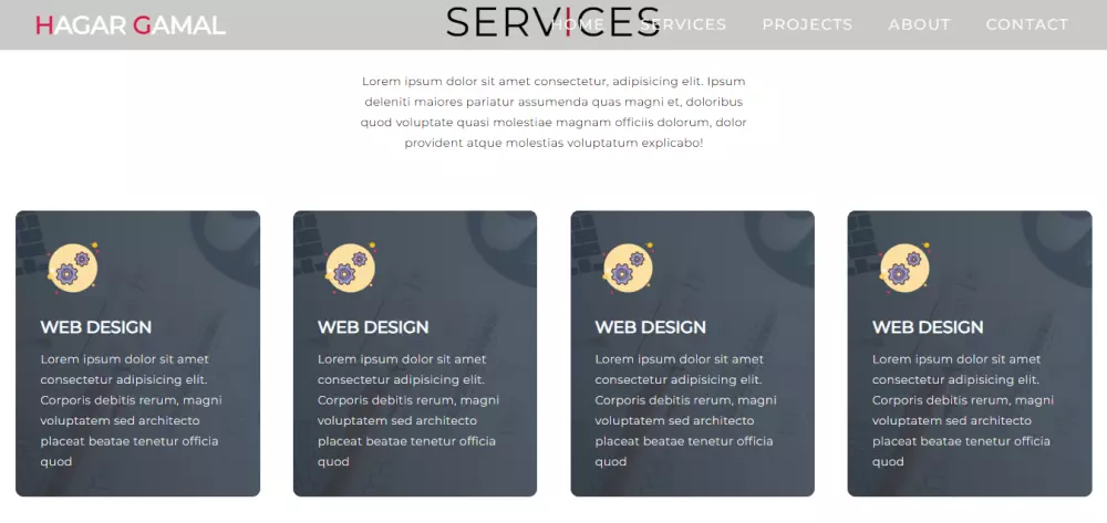 برمجة وتصميم موقع شخصي تعريفي احترافي Portfolio