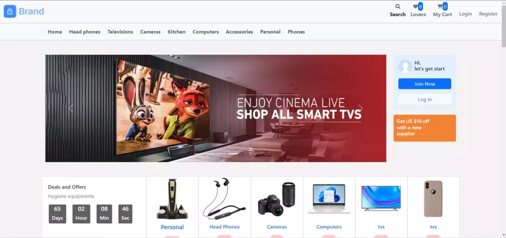 تصميم صفحه هبوط Landing Page بتصميمات عصريه Responsive