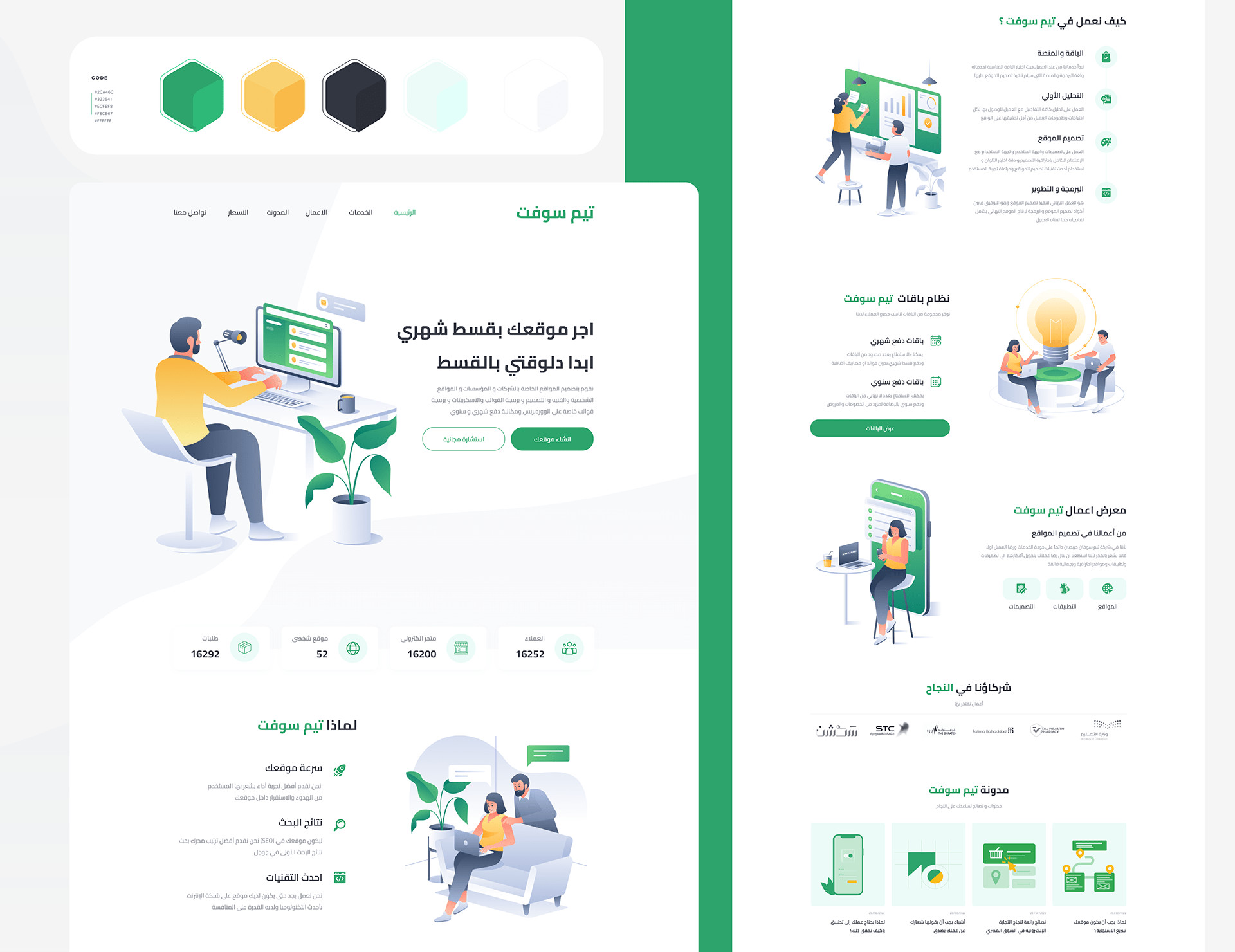 تصميم موقع الكتروني