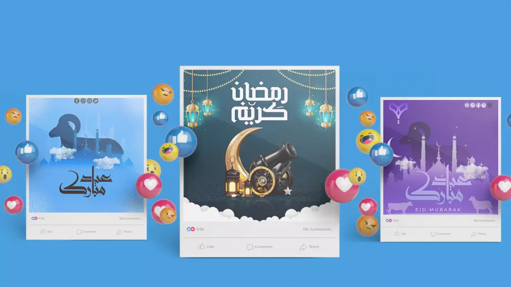 تصميم بوستات وبنرات احترافية للسوشيال ميديا