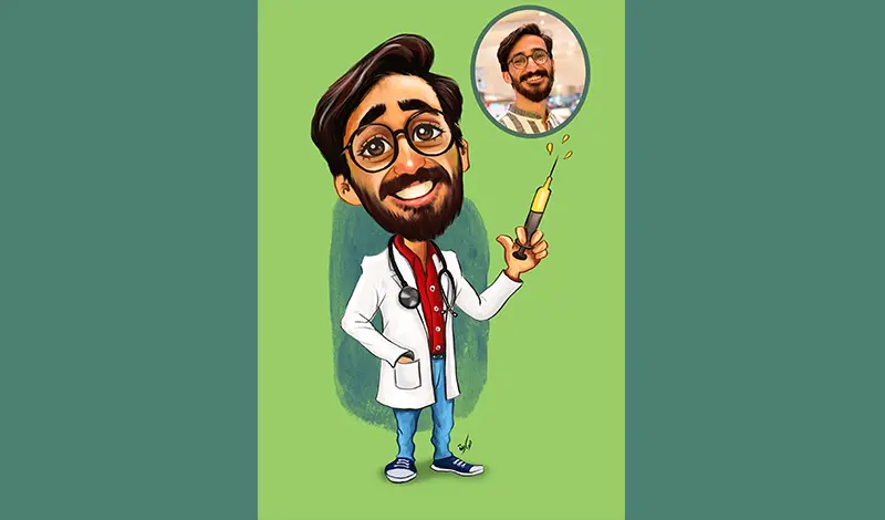 رسم الصور بشكل كرتوني كاريكاتيري