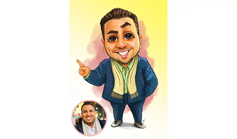 رسم الصور بشكل كرتوني كاريكاتيري