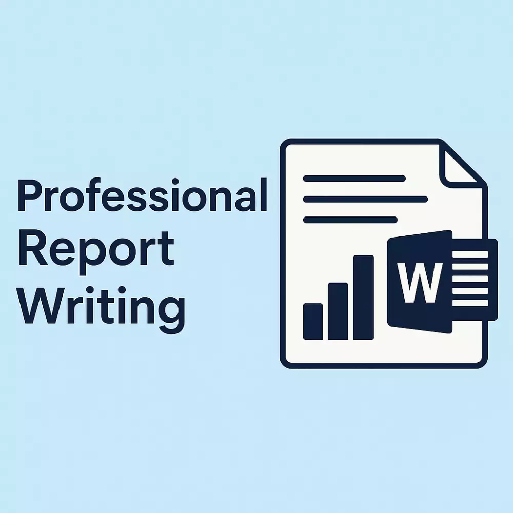 كتابة تقارير احترافية باللغة العربية أو الإنجليزية بصيغة Word