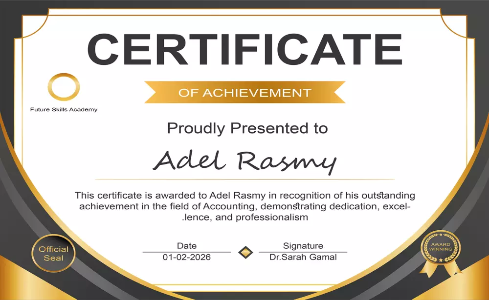 تصميم شهادة شكر وتقدير احترافية