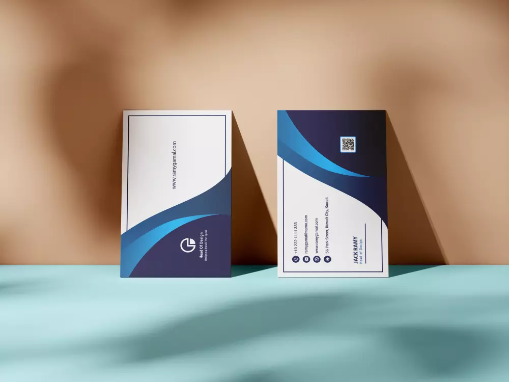 تصميم بطاقة أعمال بزنس كارد Business Card