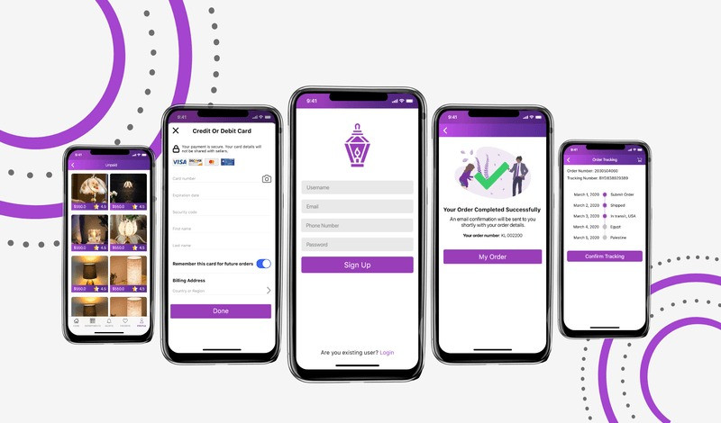 تصميم  واجهة مستخدم وتجربة مستخدم UX UI لتطبيقات الهواتف الذكية IOS، Android