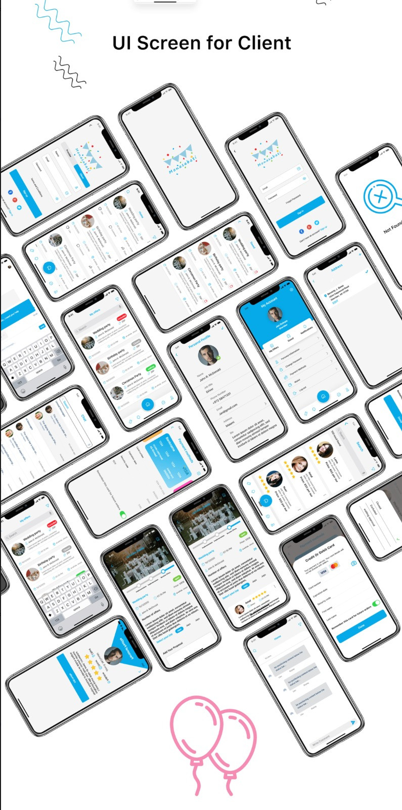 تصميم  واجهة مستخدم وتجربة مستخدم UX UI لتطبيقات الهواتف الذكية IOS، Android