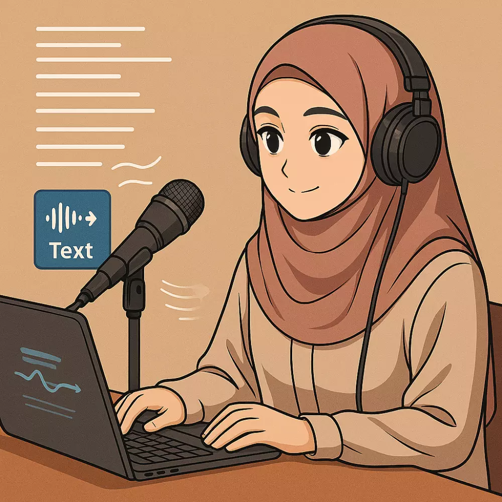 تفريغ فيديوهات ومحاضرات صوتية بالعربية بدقة وسرعة (يدوي 100%)