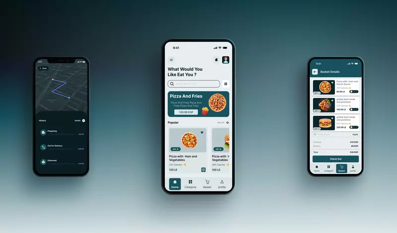 تصميم واجهات وتجربة مستخدم (UI/UX) احترافية تضمن سهولة الاستخدام وزيادة تفاعل العملاء