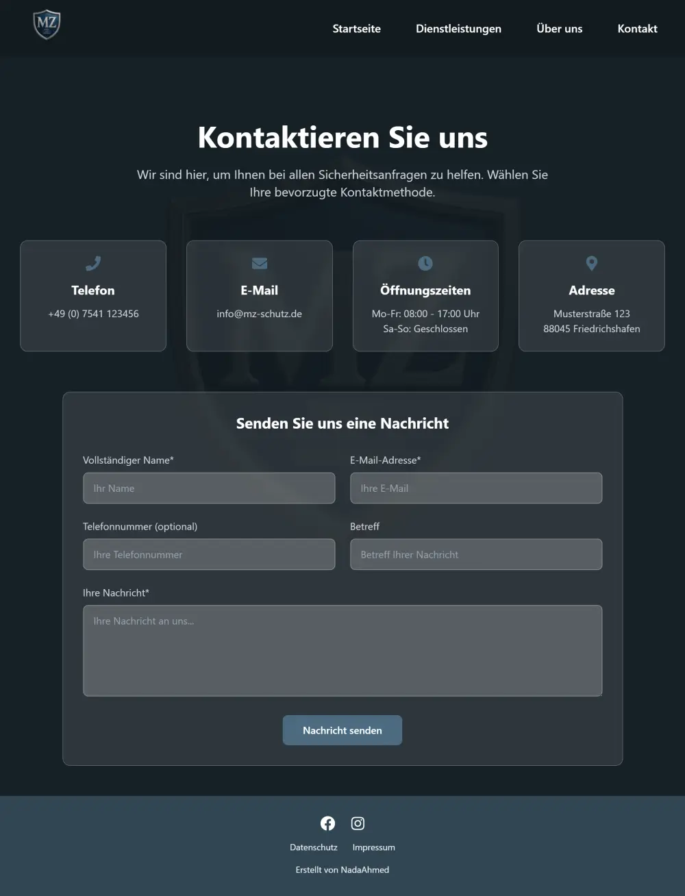 تطوير واجهة موقع احترافية باستخدام React.js و Next.js