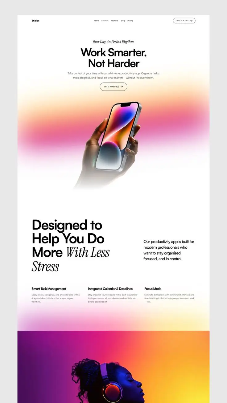 تصميم Landing Page عالية التحويل