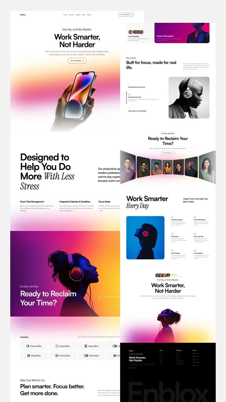 تصميم Landing Page عالية التحويل