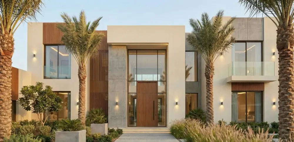 تصميم واجهات مباني سكنية احترافية.