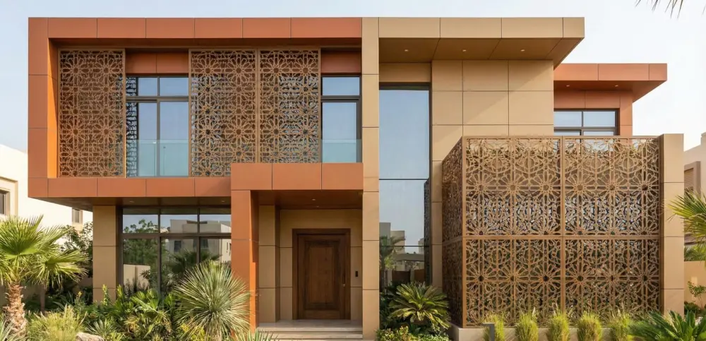 تصميم واجهات مباني سكنية احترافية.