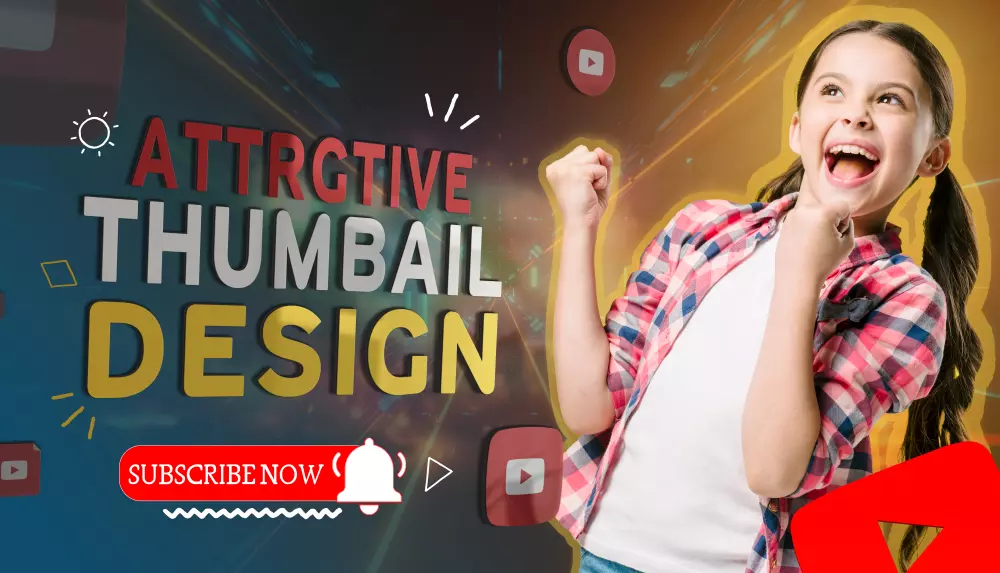 تصميم صور مصغرة احترافية وجذابة لفيديوهات اليوتيوب