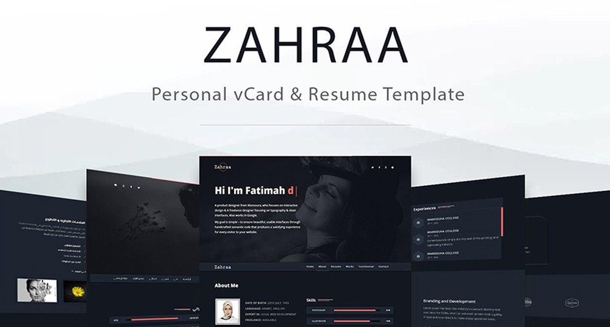 تصميم  responsive landing page